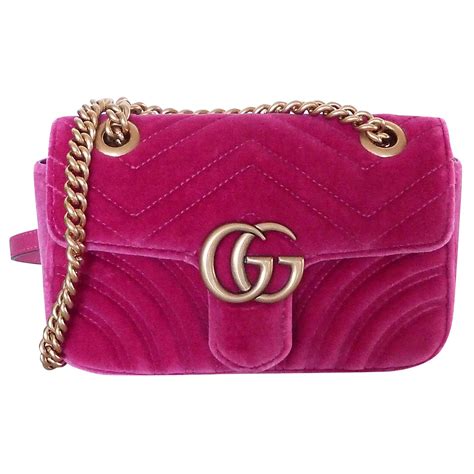 gucci pink velvet.